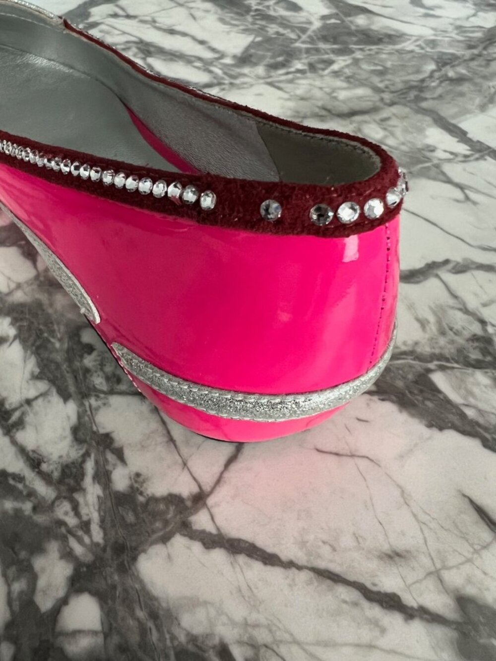 Kate Spade En Route Car Crystal Flats Pointy Shoes ( 6 ) - Picture 8 of 8